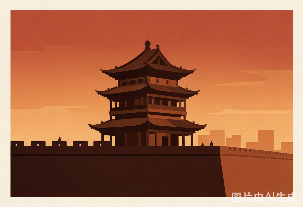西安城市插画
